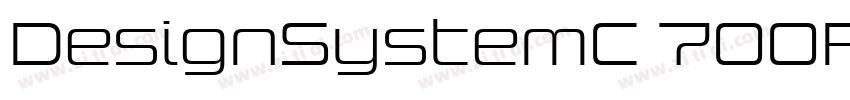 DesignSystemC 700R R字体转换